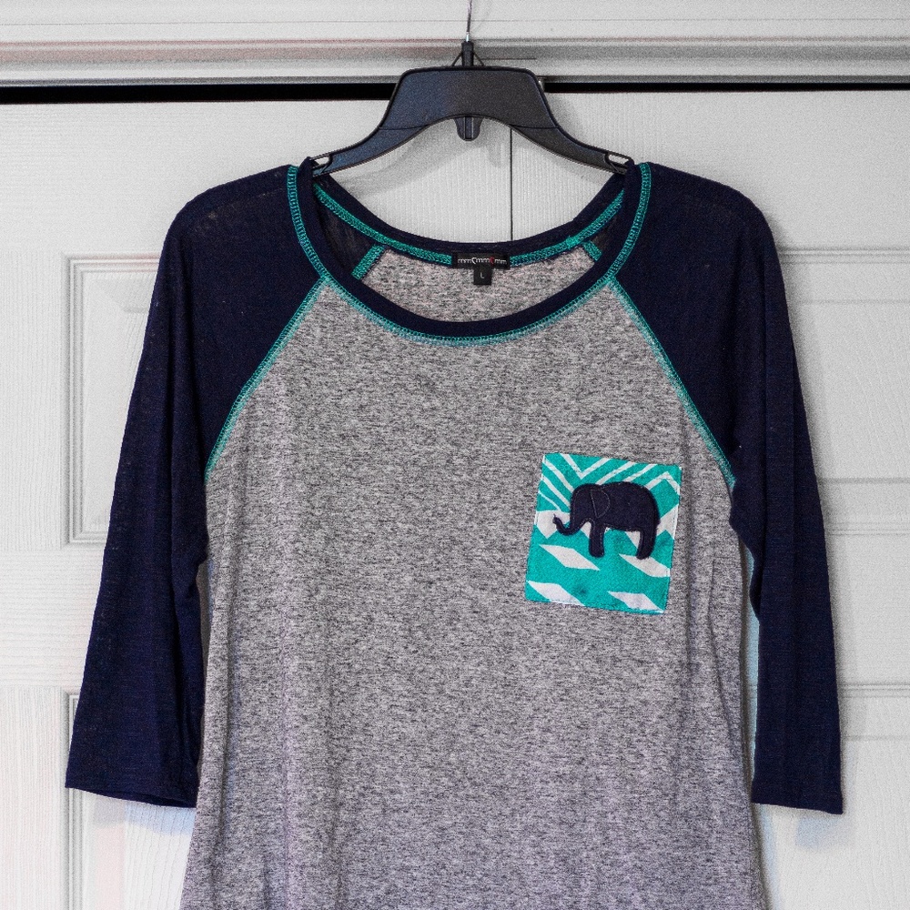 Elephant Pocket Long-Sleeve Shirt